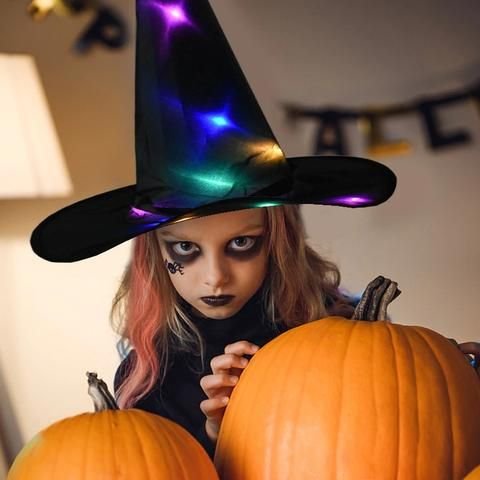 glowing witch hat